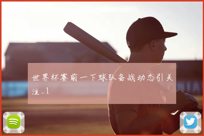 世界杯赛前一下球队备战动态引关注_1
